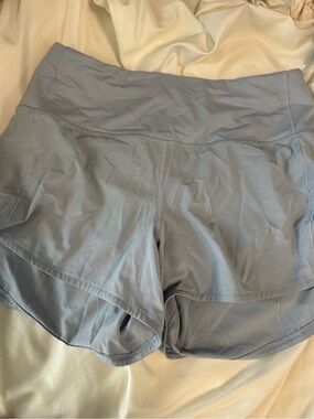 lululemon athletica Light Blue Athletic Shorts